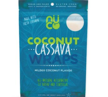 Coconut Cassava Wraps, (5CT Pack)