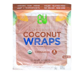 Organic Coconut Wraps, Cinnamon (5CT Pack)