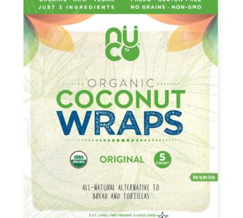 Organic Coconut Wraps, Original (5CT Pack)