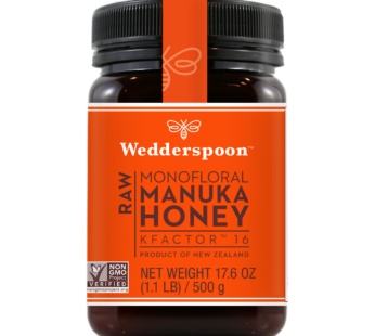 Wedderspoon Raw Multifloral Manuka Honey KFactor 12 500g
